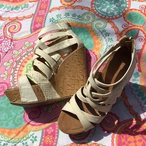 Baby Phat Cork Wedges